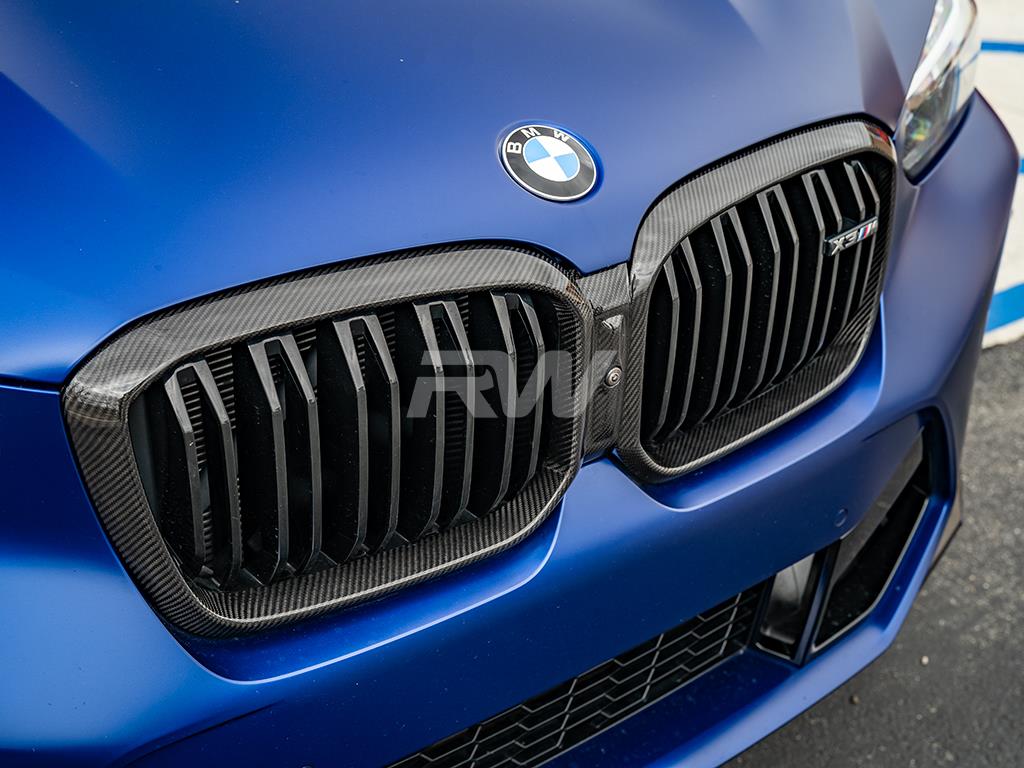 RW Carbon 2022-2025 BMW F97 X3M/F98 X4M LCI Carbon Fiber Grille Surround - Image 10