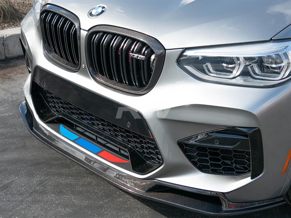 RW Carbon 2019-2021 BMW F97 X3M/F98 X4M RWS Carbon Fiber Front Lip