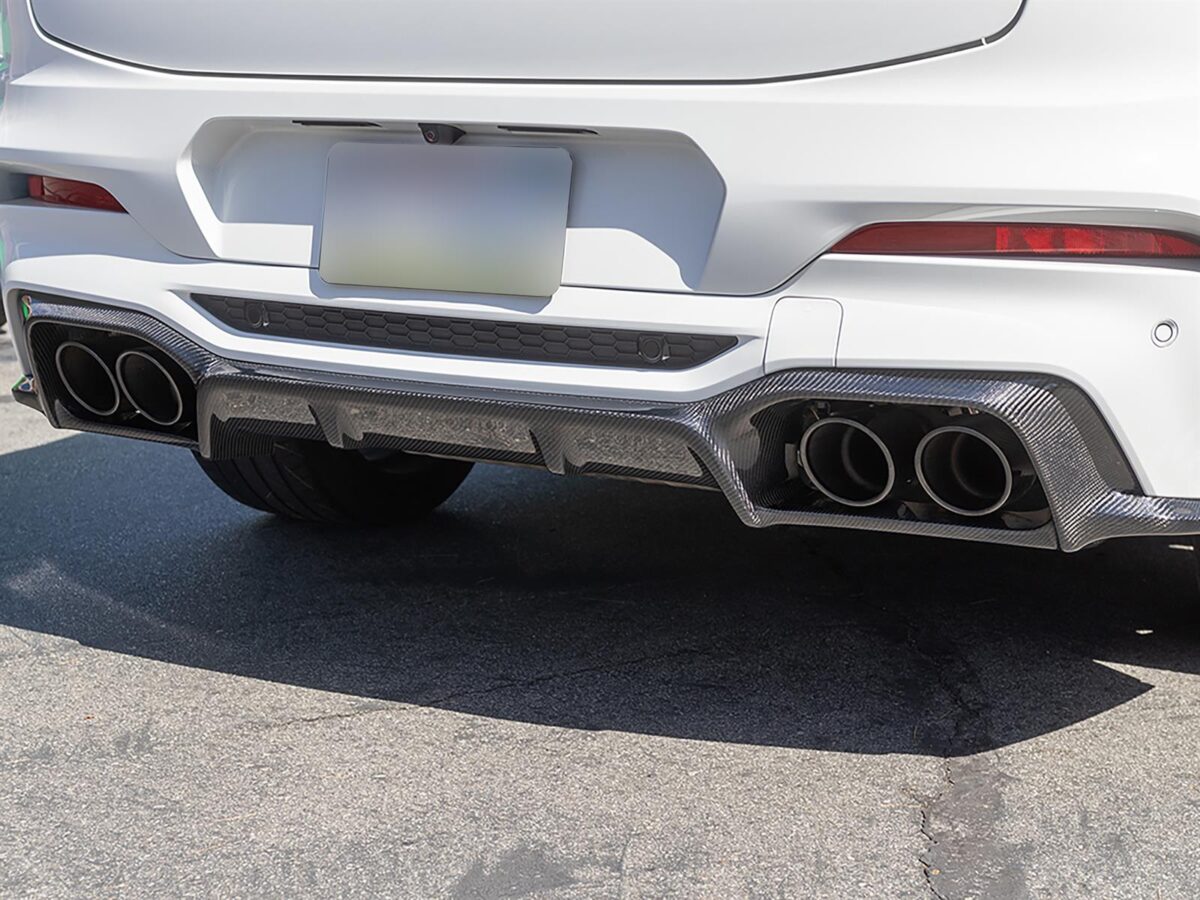 RW Carbon 2020-2025 BMW F98 X4M 3D Style Carbon Fiber Diffuser