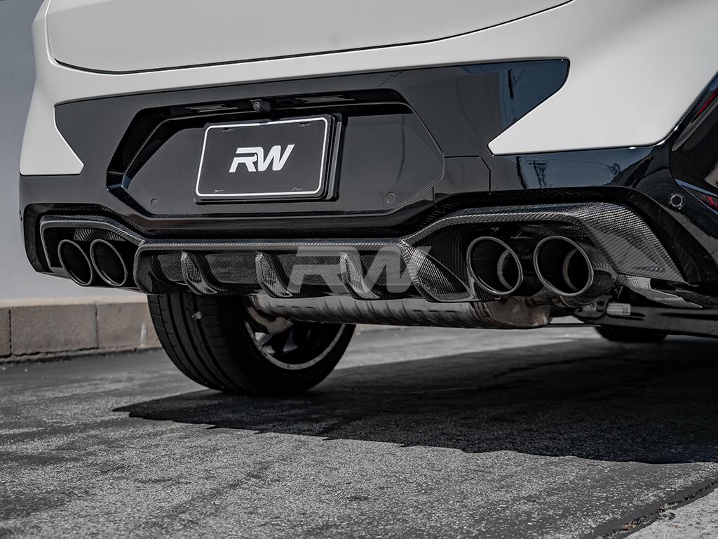 RW Carbon 2020-2025 BMW F98 X4M Carbon Fiber DTM Diffuser