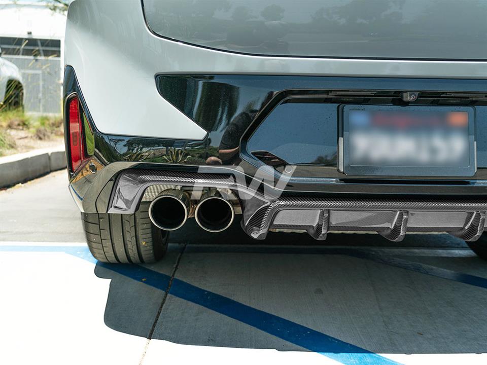 RW Carbon 2020-2025 BMW F98 X4M Carbon Fiber DTM Diffuser - Image 6