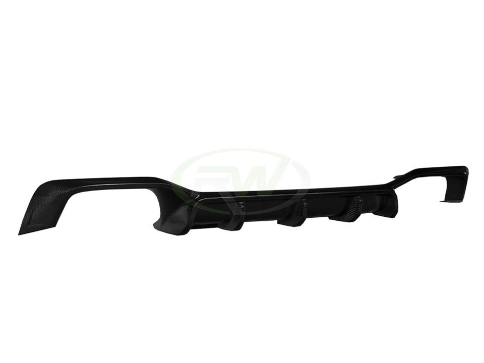 RW Carbon 2020-2025 BMW F98 X4M Carbon Fiber DTM Diffuser - Image 8