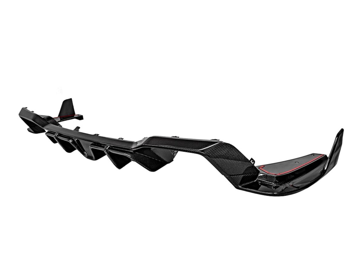 RW Carbon 2022-2025 BMW F98 X4M LCI GTX Style Carbon Fiber Diffuser - Image 4