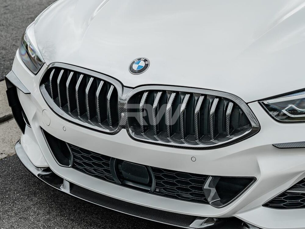RW Carbon 2019-2026 BMW F9X M8 / 8-Series Full Dry Carbon Fiber Grille Replacement - Image 5