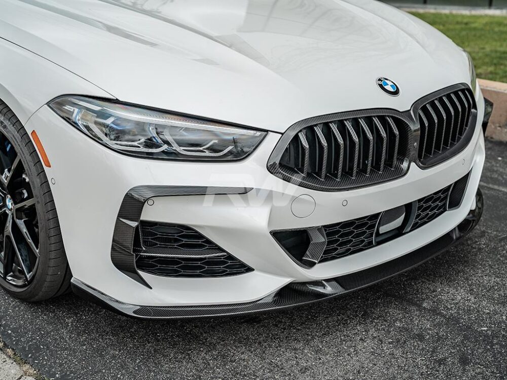 RW Carbon 2019-2026 BMW F9X M8 / 8-Series Full Dry Carbon Fiber Grille Replacement - Image 8