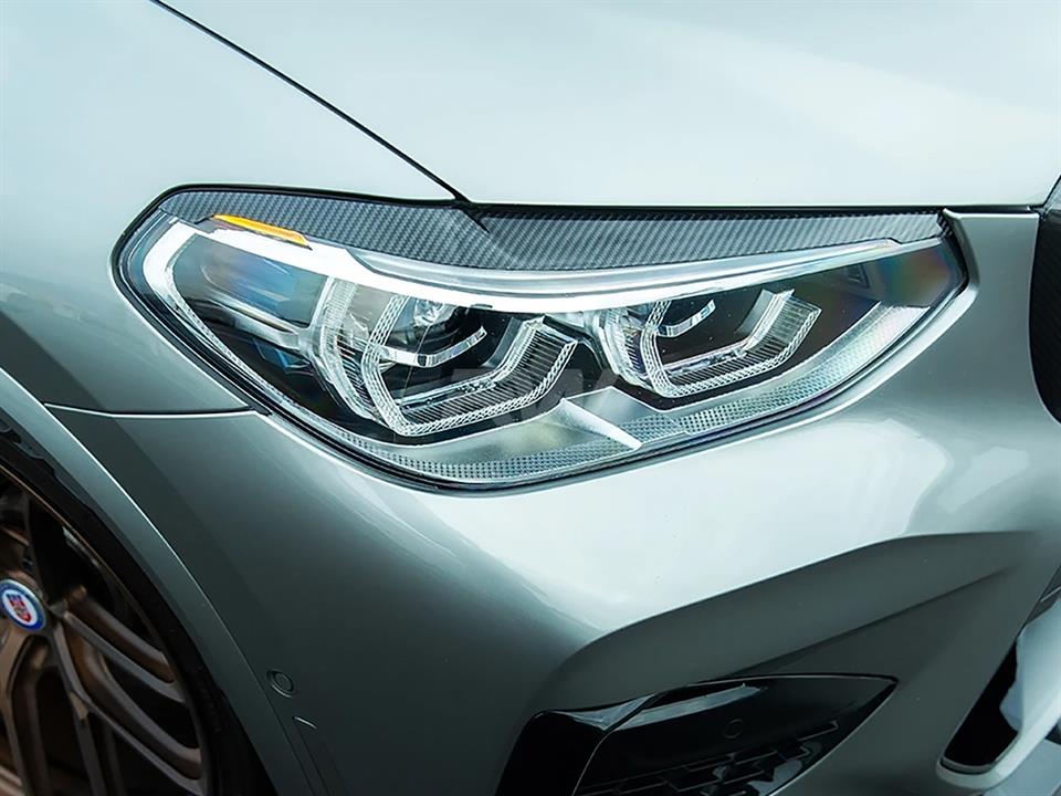 RW Carbon 2020-2025 BMW G01 G02 F97 F98 Carbon Fiber Eyelids - Image 4