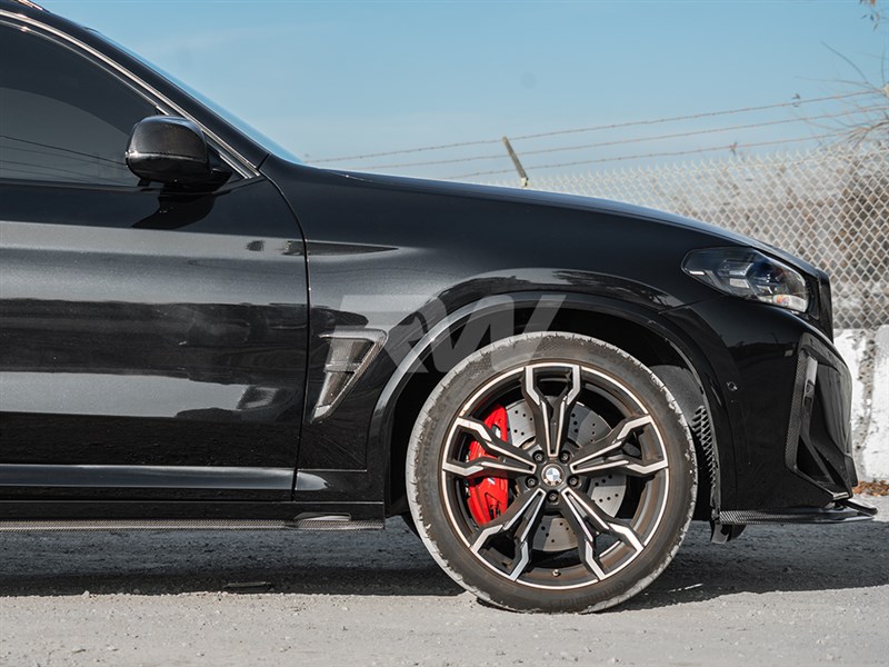 RW Carbon 2020-2025 BMW G01 G02 F97 F98 Carbon Fiber Fender Trims - Image 5