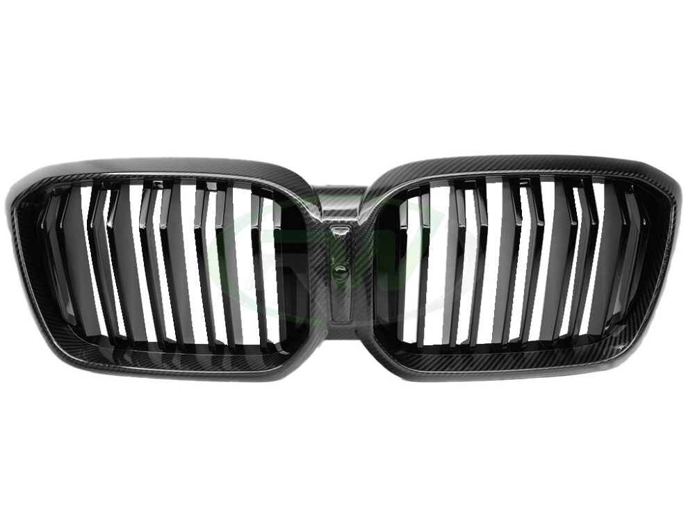 RW Carbon 2022-2025 BMW G01 G02 F97 F98 LCI Dual Slat Carbon Fiber Grille - Image 3