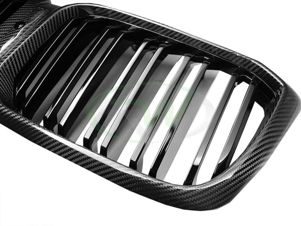 RW Carbon 2022-2025 BMW G01 G02 F97 F98 LCI Dual Slat Carbon Fiber Grille - Image 4