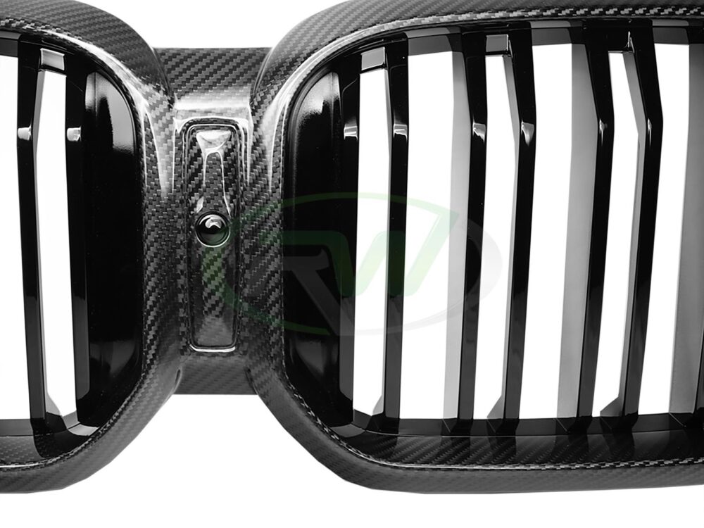 RW Carbon 2022-2025 BMW G01 G02 F97 F98 LCI Dual Slat Carbon Fiber Grille - Image 5