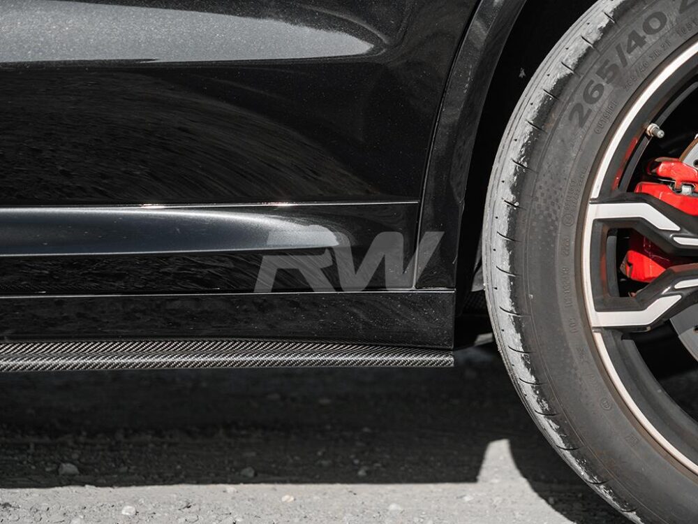 RW Carbon 2019-2025 BMW G01 G02 F97 F98 RWS Carbon Fiber Side Skirt Extensions - Image 14