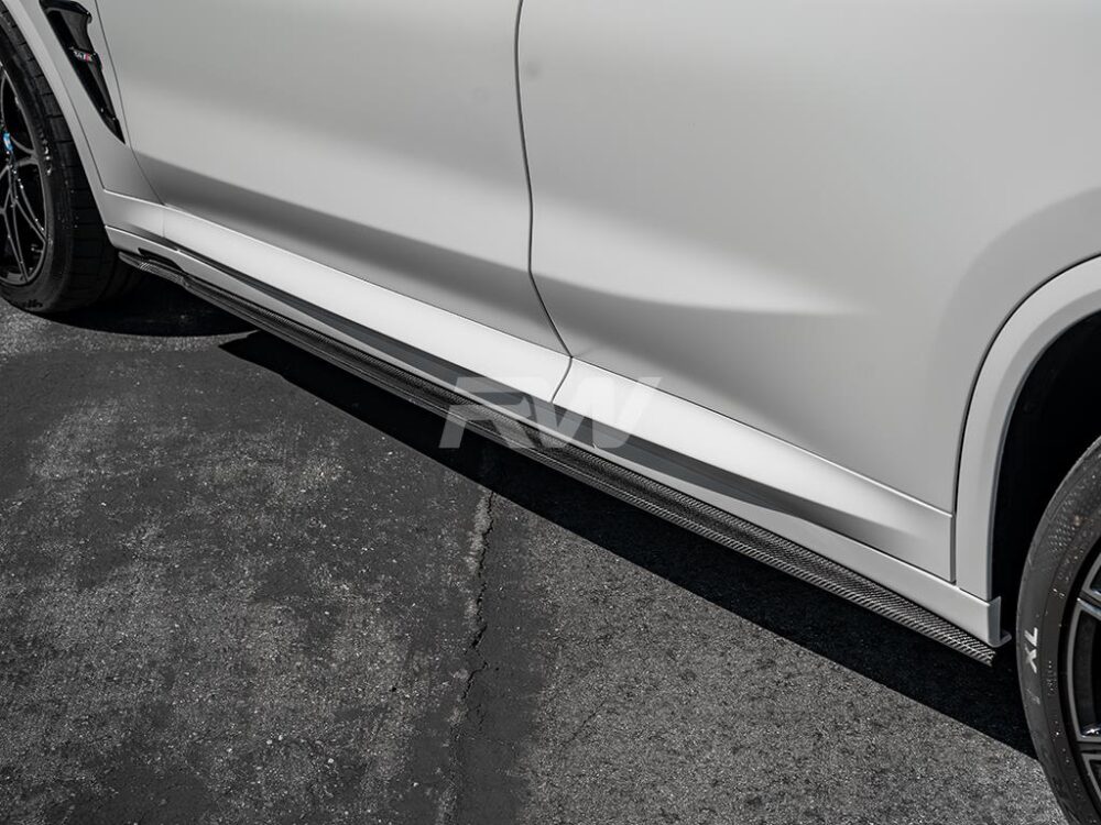 RW Carbon 2019-2025 BMW G01 G02 F97 F98 RWS Carbon Fiber Side Skirt Extensions - Image 15