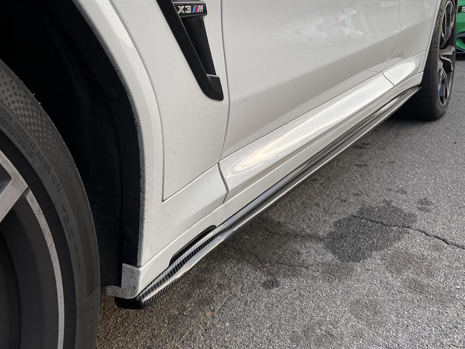 RW Carbon 2019-2025 BMW G01 G02 F97 F98 RWS Carbon Fiber Side Skirt Extensions