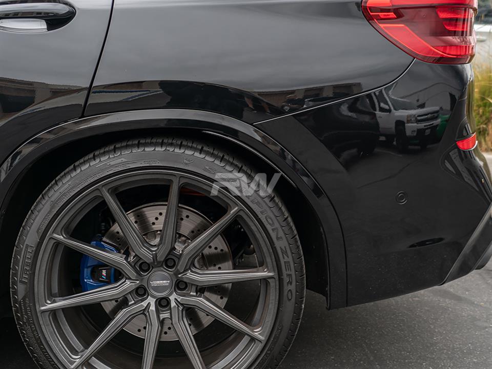RW Carbon 2020-2025 BMW G01 X3 F97 X3M Carbon Fiber Splash Guards - Image 5
