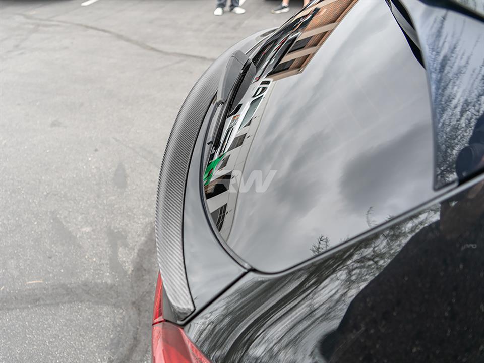 RW Carbon 2019-2024 BMW G01 X3 F97 X3M RWS Carbon Fiber Mid Spoiler - Image 13