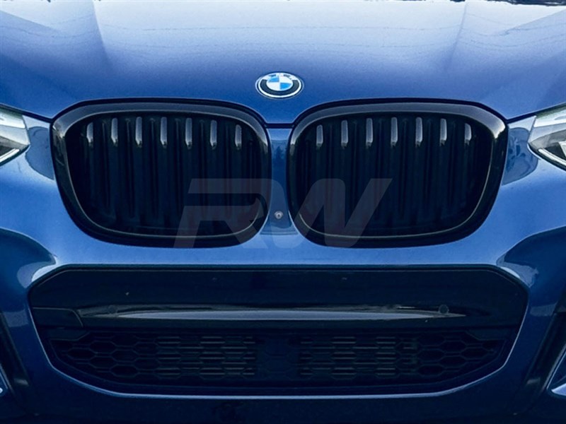 RW Carbon 2018-2025 BMW G01 X3 G02 X4 Gloss Black Grilles