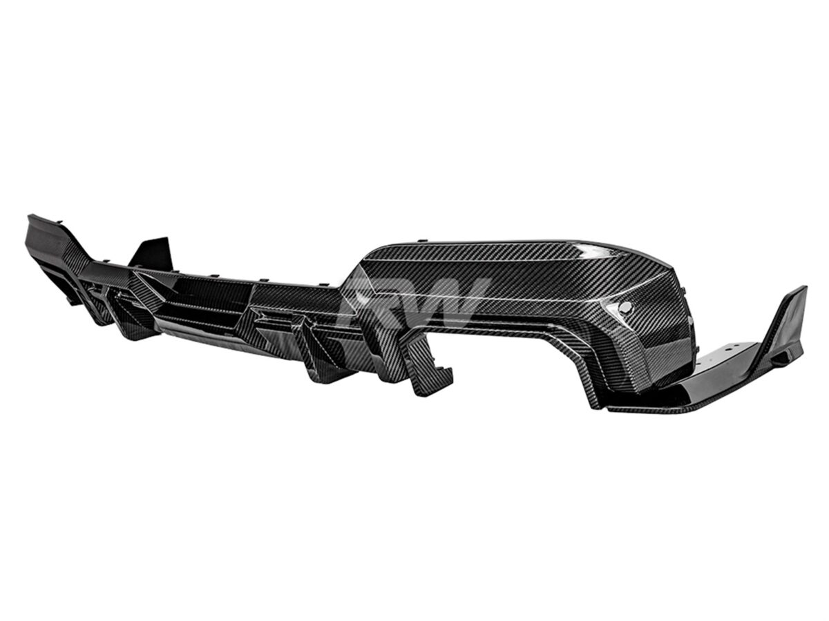 RW Carbon 2022-2025 BMW G01 X3 LCI SQ Style Carbon Fiber Diffuser - Image 5