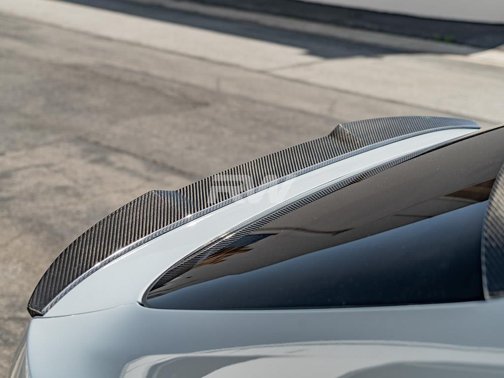 RW Carbon 2020-2025 BMW G02 X4 F98 X4M Carbon Fiber Trunk Spoiler - Image 4