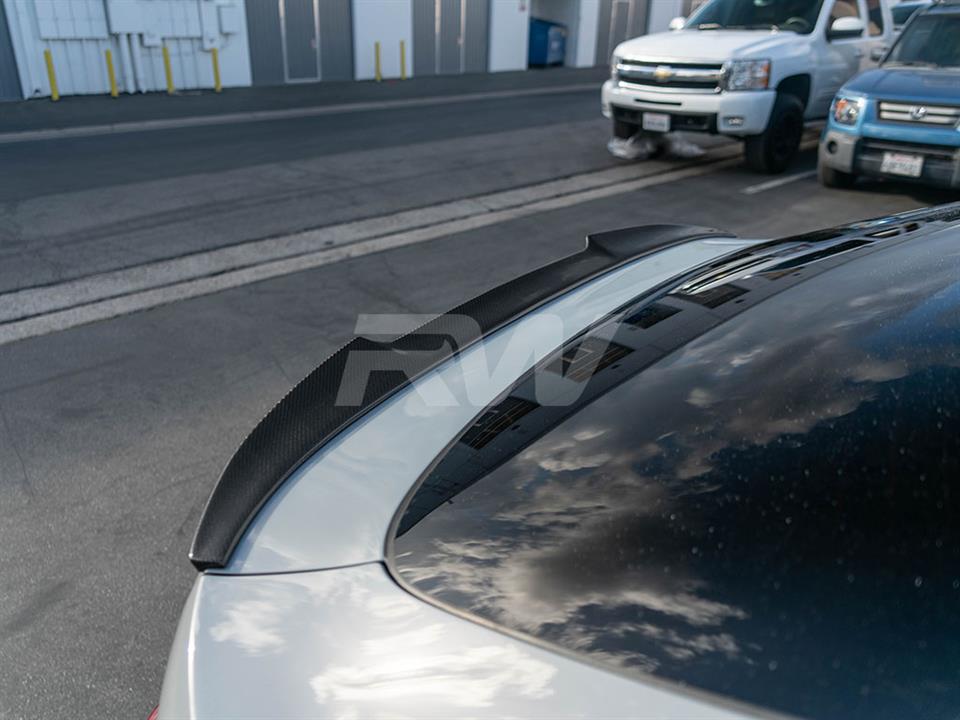 RW Carbon 2020-2025 BMW G02 X4 F98 X4M Carbon Fiber Trunk Spoiler - Image 5