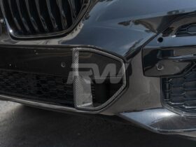 RW Carbon G05 X5 Carbon Fiber Front Brake Duct Trims for BMW X Series - Image 2