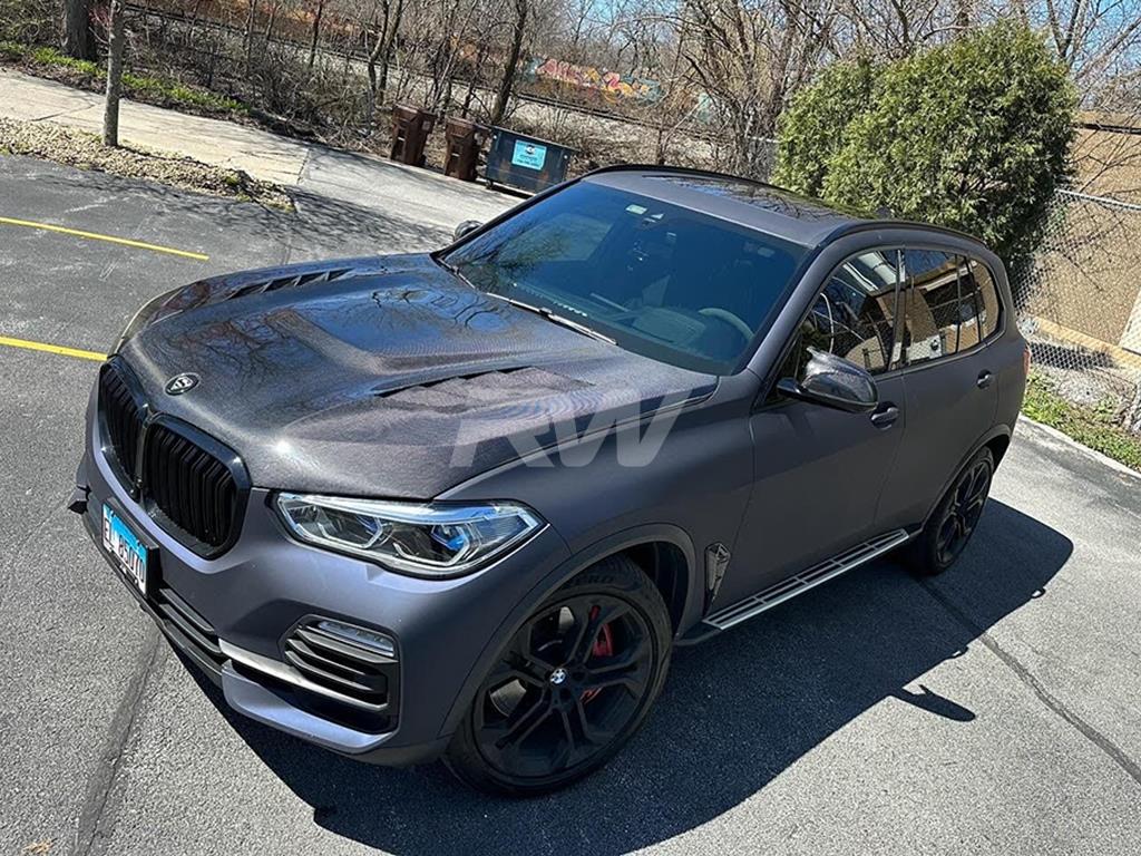 RW Carbon 2020-2025 BMW G05 X5 F95 X5M Carbon Fiber Hood - Image 6