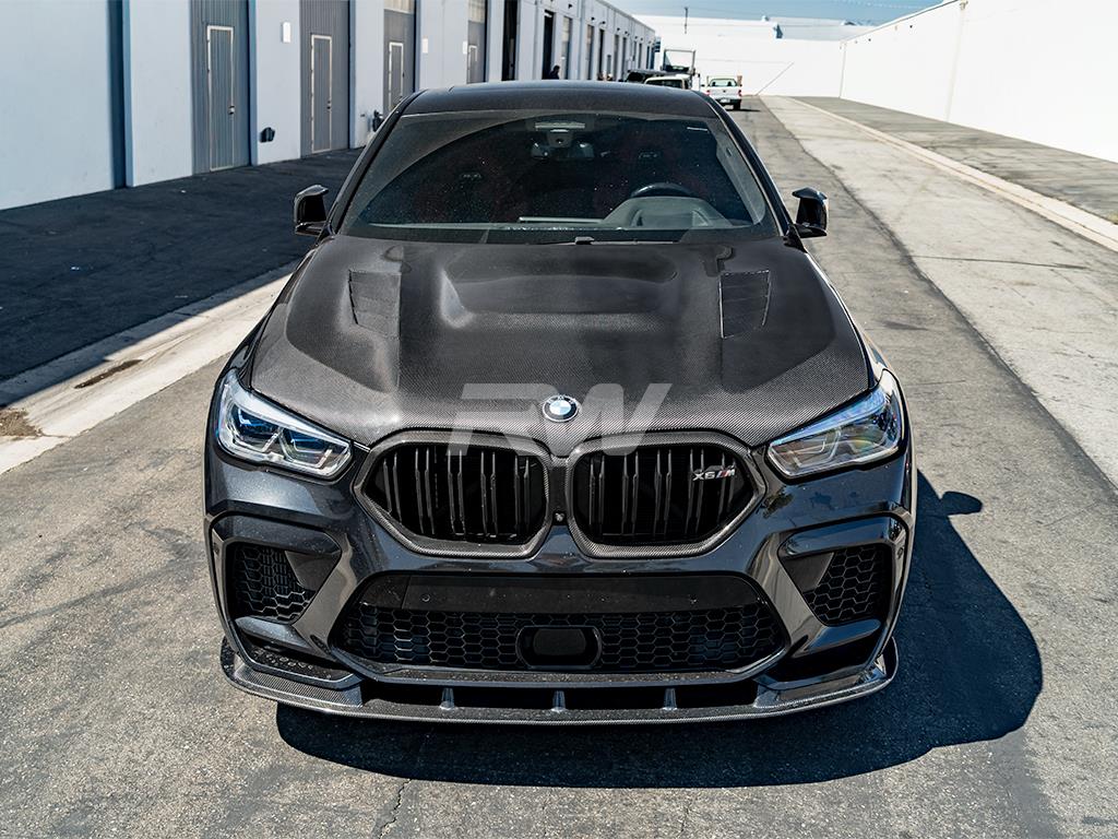 RW Carbon 2020-2025 BMW G05 X5 F95 X5M Carbon Fiber Hood - Image 4
