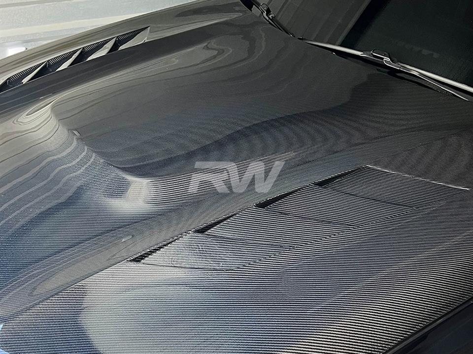 RW Carbon 2020-2025 BMW G05 X5 F95 X5M Carbon Fiber Hood - Image 10