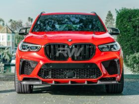 RW Carbon G05 X5 F95 X5M Gloss Black Double Slat Grilles for BMW X Series - Image 3