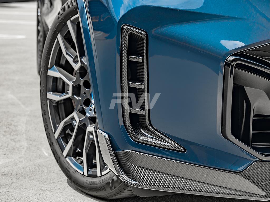 RW Carbon 2023-2025 BMW G05 X5 LCI Carbon Fiber Front Vent Trims - Image 5
