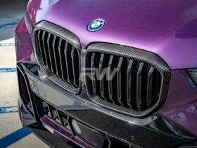 RW Carbon 2023-2025 BMW G05 X5 LCI Carbon Fiber Grille Su...