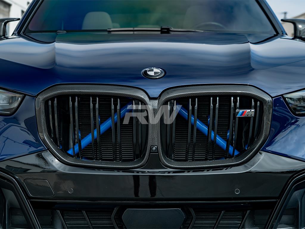 RW Carbon 2023-2025 BMW G05 X5 LCI Carbon Fiber Grille Surrounds - Image 6
