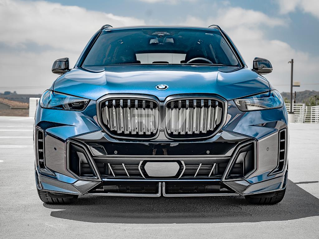 RW Carbon 2023-2025 BMW G05 X5 LCI OEM Style Carbon Fiber Center Bumper Trim - Image 5