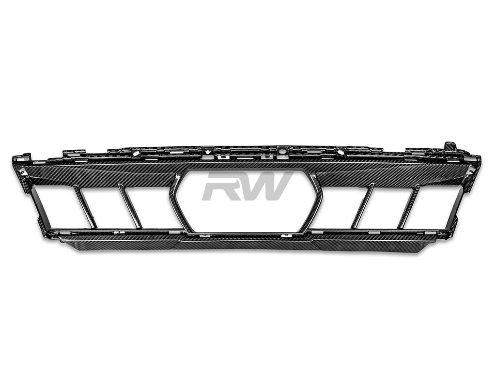 RW Carbon 2023-2025 BMW G05 X5 LCI OEM Style Carbon Fiber Center Bumper Trim - Image 7