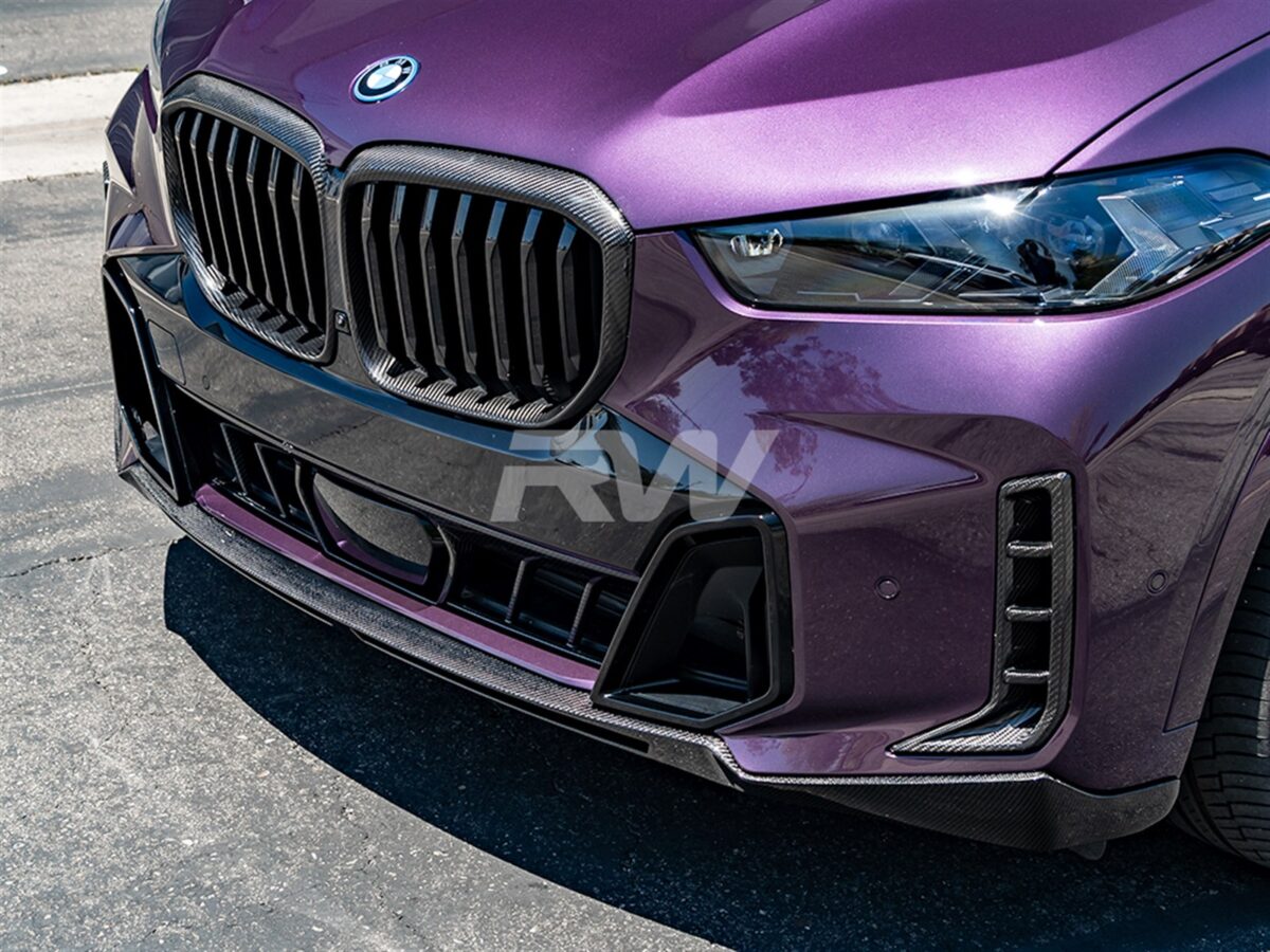 RW Carbon 2023-2025 BMW G05 X5 LCI RWS Carbon Fiber Front Lip - Image 3