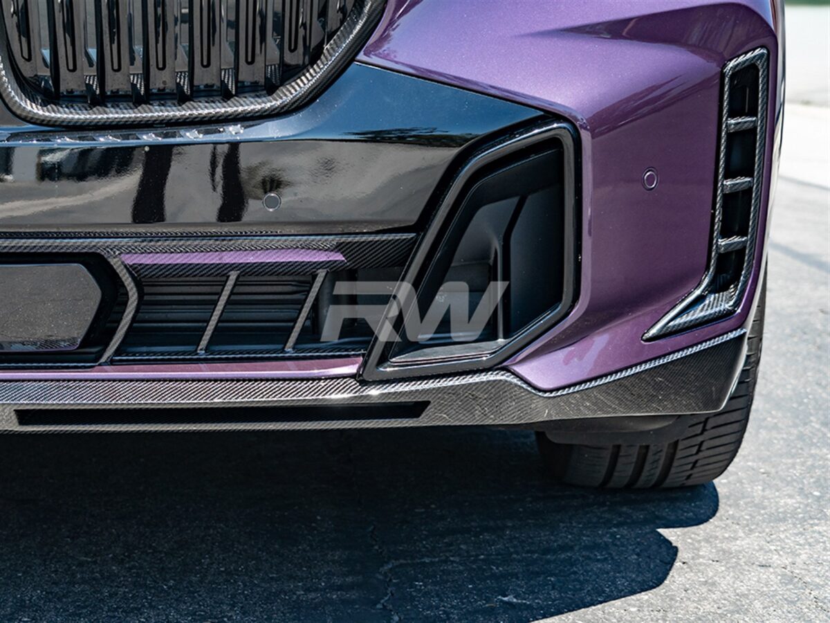 RW Carbon 2023-2025 BMW G05 X5 LCI RWS Carbon Fiber Front Lip - Image 4