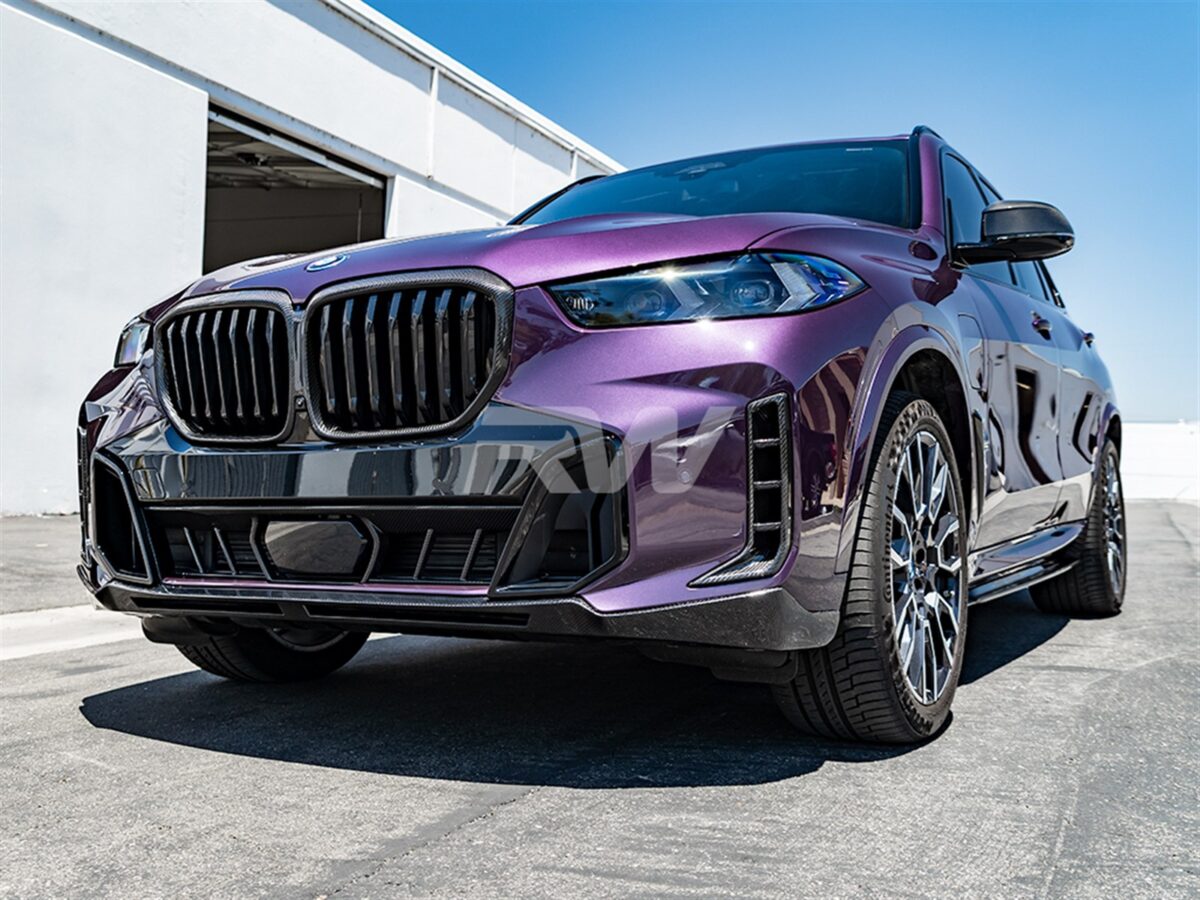 RW Carbon 2023-2025 BMW G05 X5 LCI RWS Carbon Fiber Front Lip - Image 5