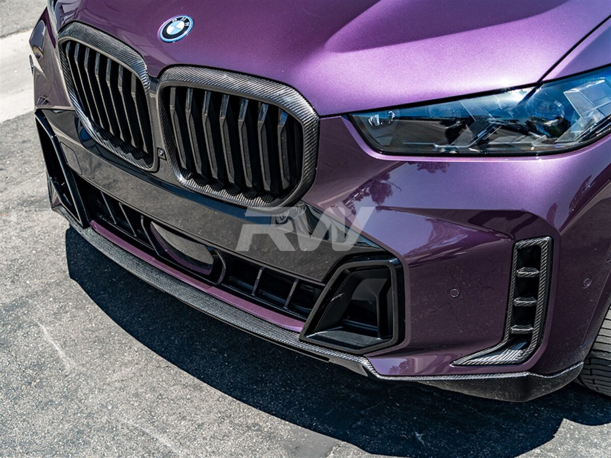 RW Carbon 2023-2025 BMW G05 X5 LCI RWS Carbon Fiber Front Lip - Image 6