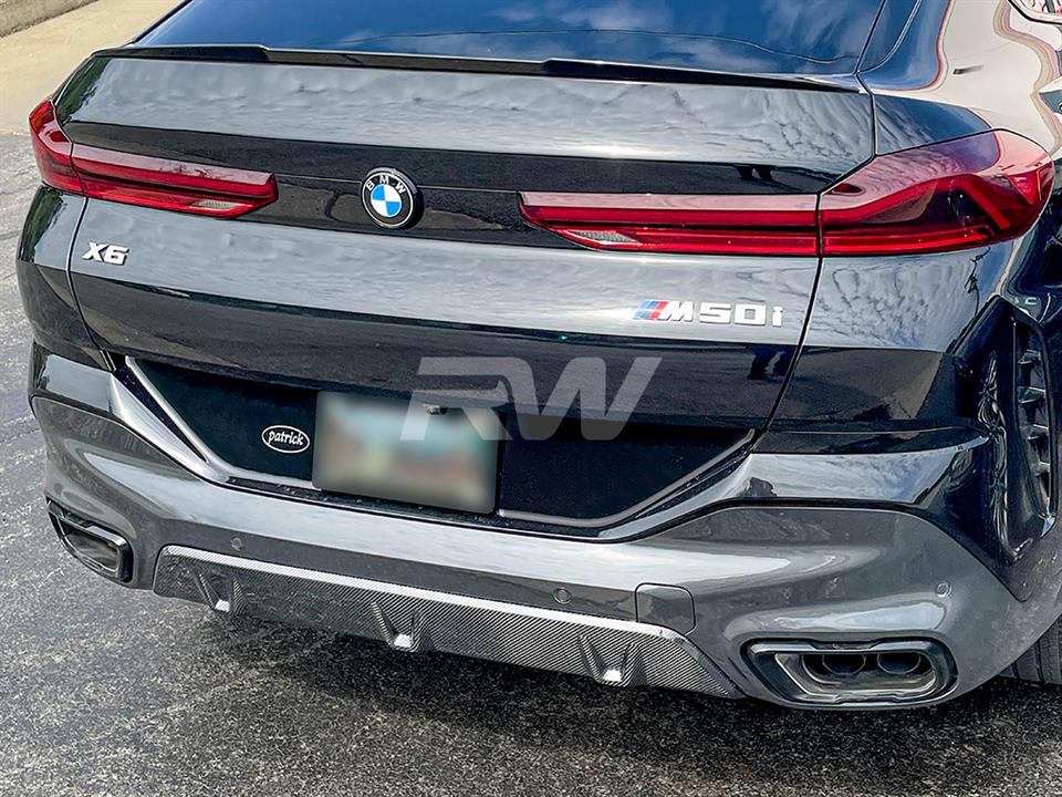 RW Carbon 2019-2025 BMW G06 X6 Carbon Fiber Diffuser