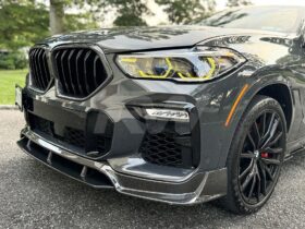 RW Carbon 2019-2025 BMW G06 X6 Carbon Fiber Front Lip Spo...