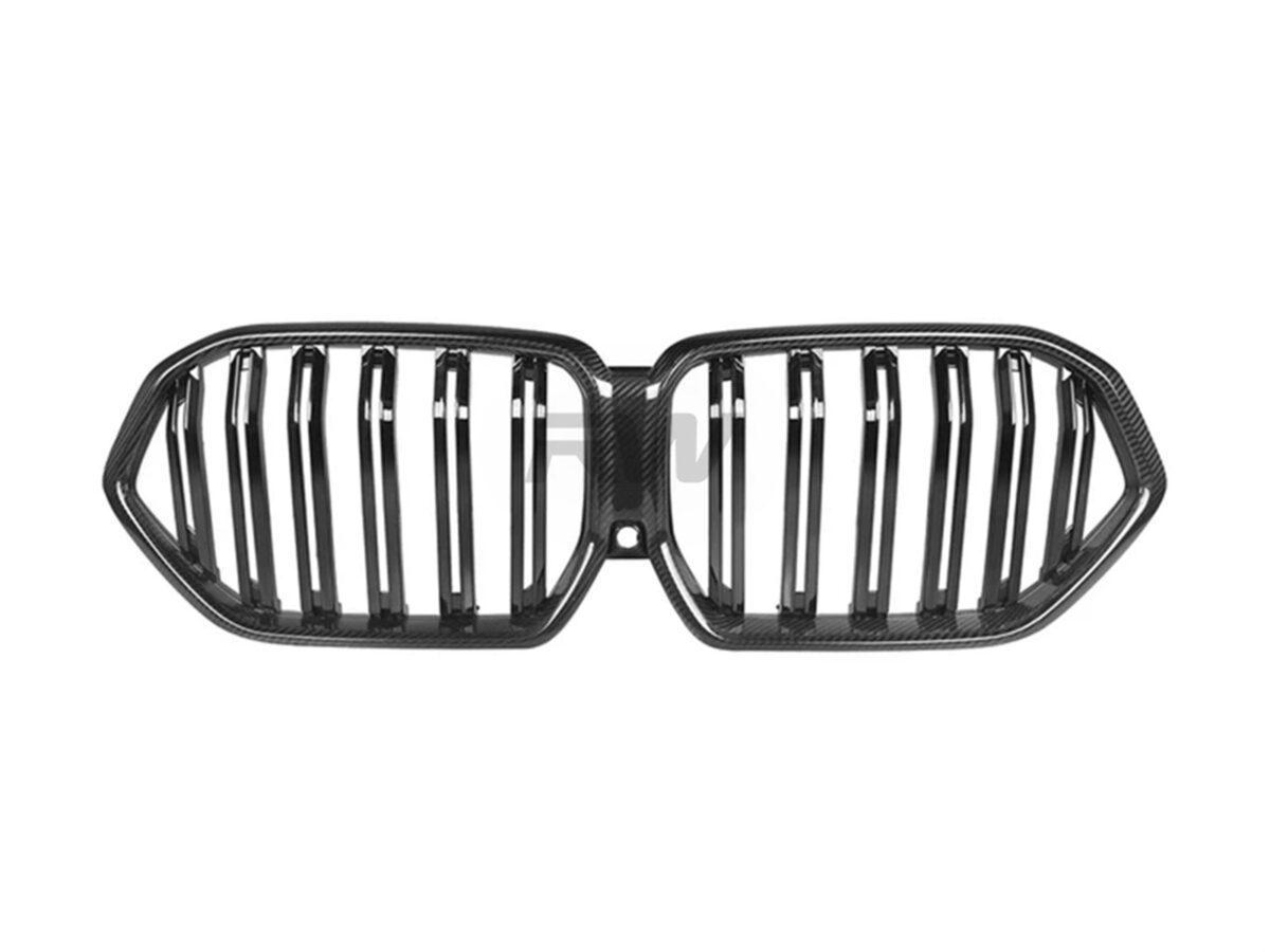 RW Carbon 2023-2025 BMW G06 X6 LCI Dual-Slat Carbon Fiber Grille