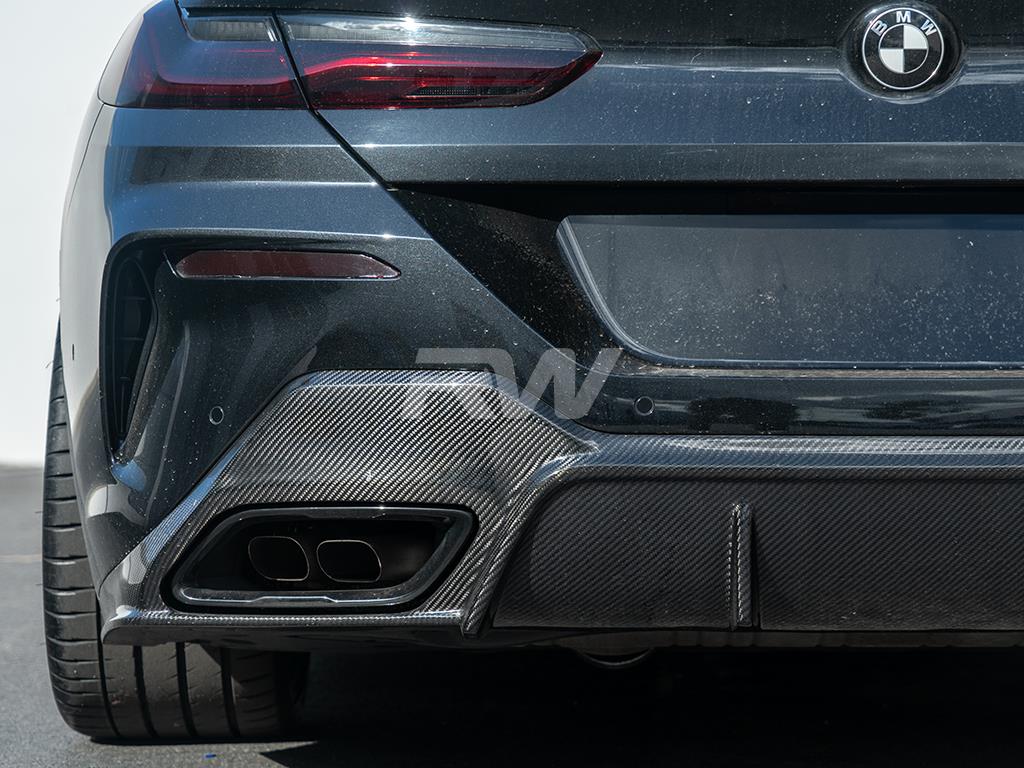 RW Carbon 2018-2026 BMW G14 G15 8-Series 3D Style Carbon Fiber Diffuser - Image 7