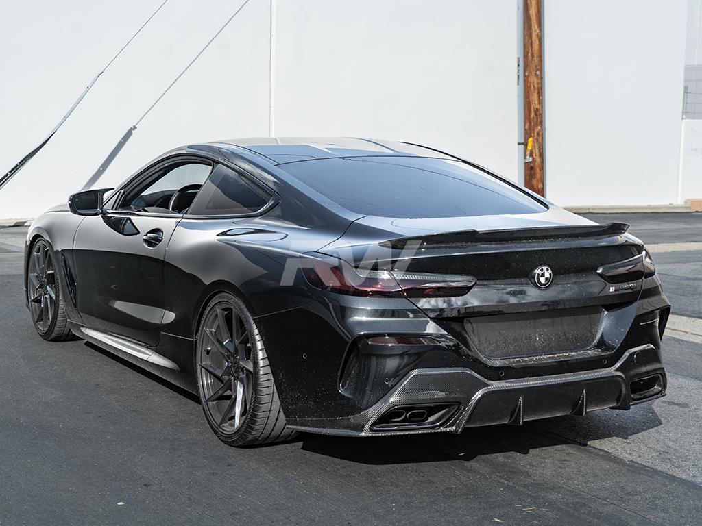 RW Carbon 2018-2026 BMW G14 G15 8-Series 3D Style Carbon Fiber Diffuser - Image 8