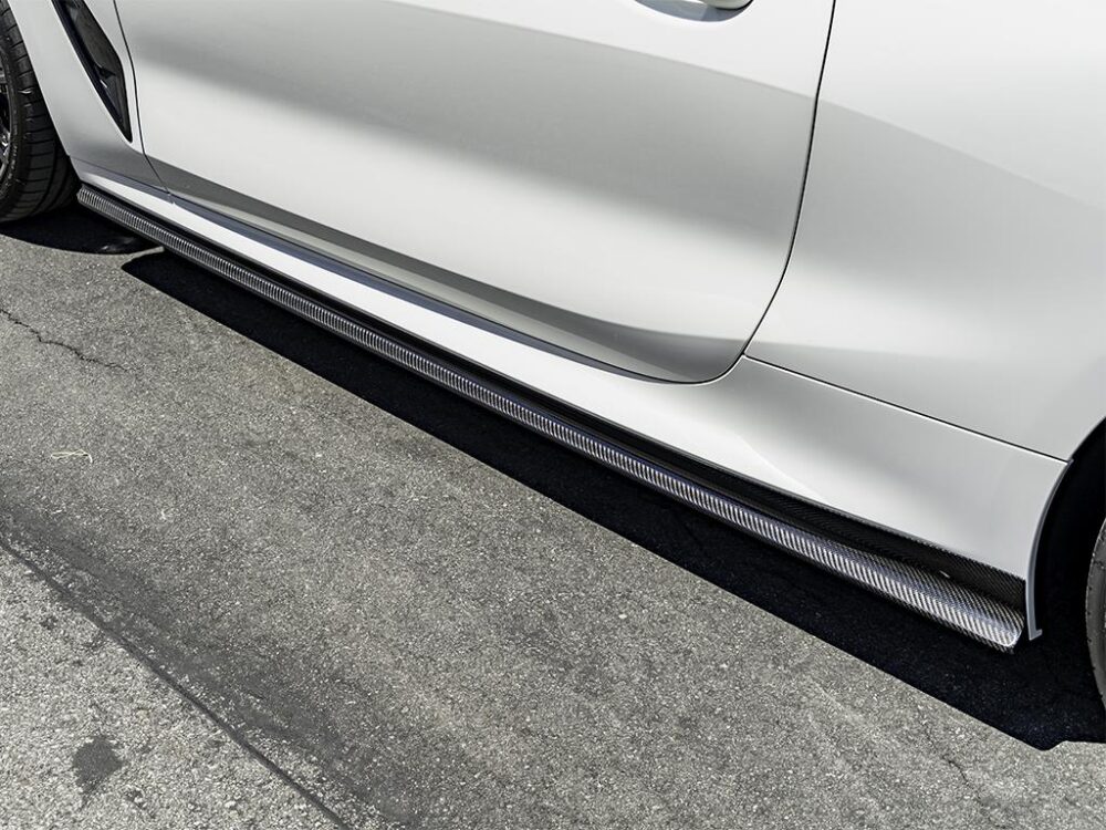 RW Carbon 2019-2026 BMW G14 G15 F91 F92 Coupe/Vert Carbon Fiber Side Skirt Extensions