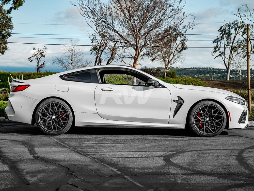 RW Carbon 2019-2026 BMW G14 G15 F91 F92 Coupe/Vert Perf Style Carbon Fiber Side Skirts - Image 9