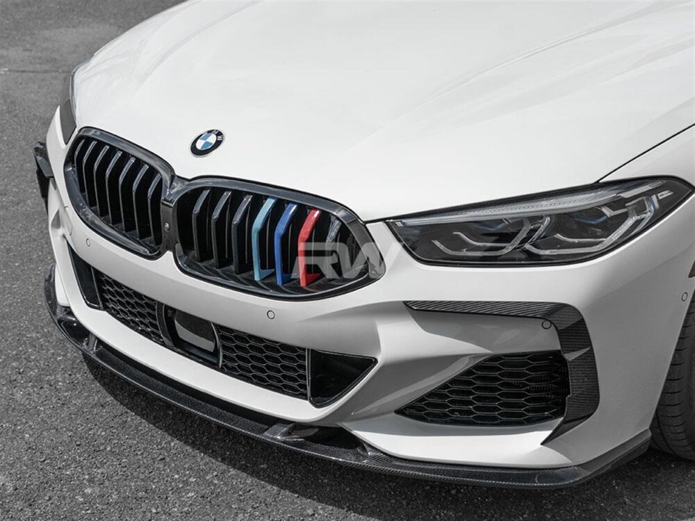 RW Carbon 2019-2023 BMW G14 G15 G16 8-Series 3D Style Carbon Fiber Front Lip
