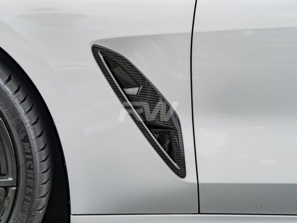 RW Carbon 2019-2026 BMW G14 G15 G16 8 Series Carbon Fiber Fender Trims - Image 8