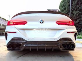 RW Carbon G14 G15 G16 SQ Style Carbon Fiber Rear Diffuser - Image 8