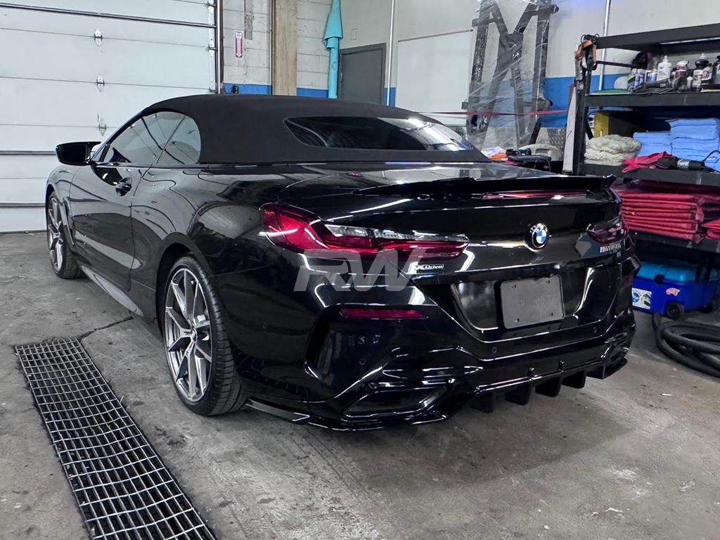 RW Carbon 2018-2025 BMW G14 G15 G16 SQ Style Carbon Fiber Rear Diffuser - Image 6