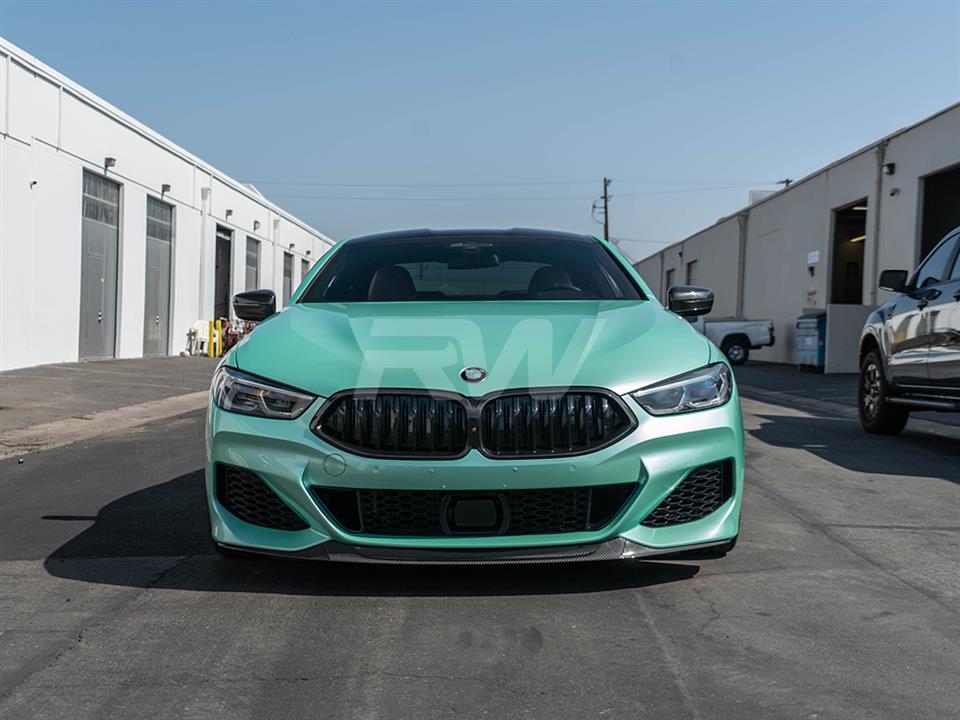 RW Carbon 2018-2026 BMW G14/G15/G16 8-Series Carbon Fiber Front Lip - Image 3