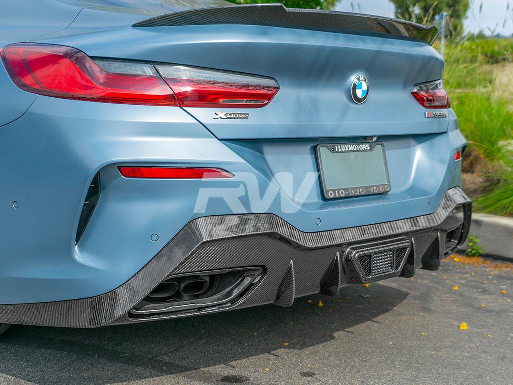 RW Carbon 2018-2026 BMW G16 8-Series Gran Coupe Carbon Fiber LED Diffuser